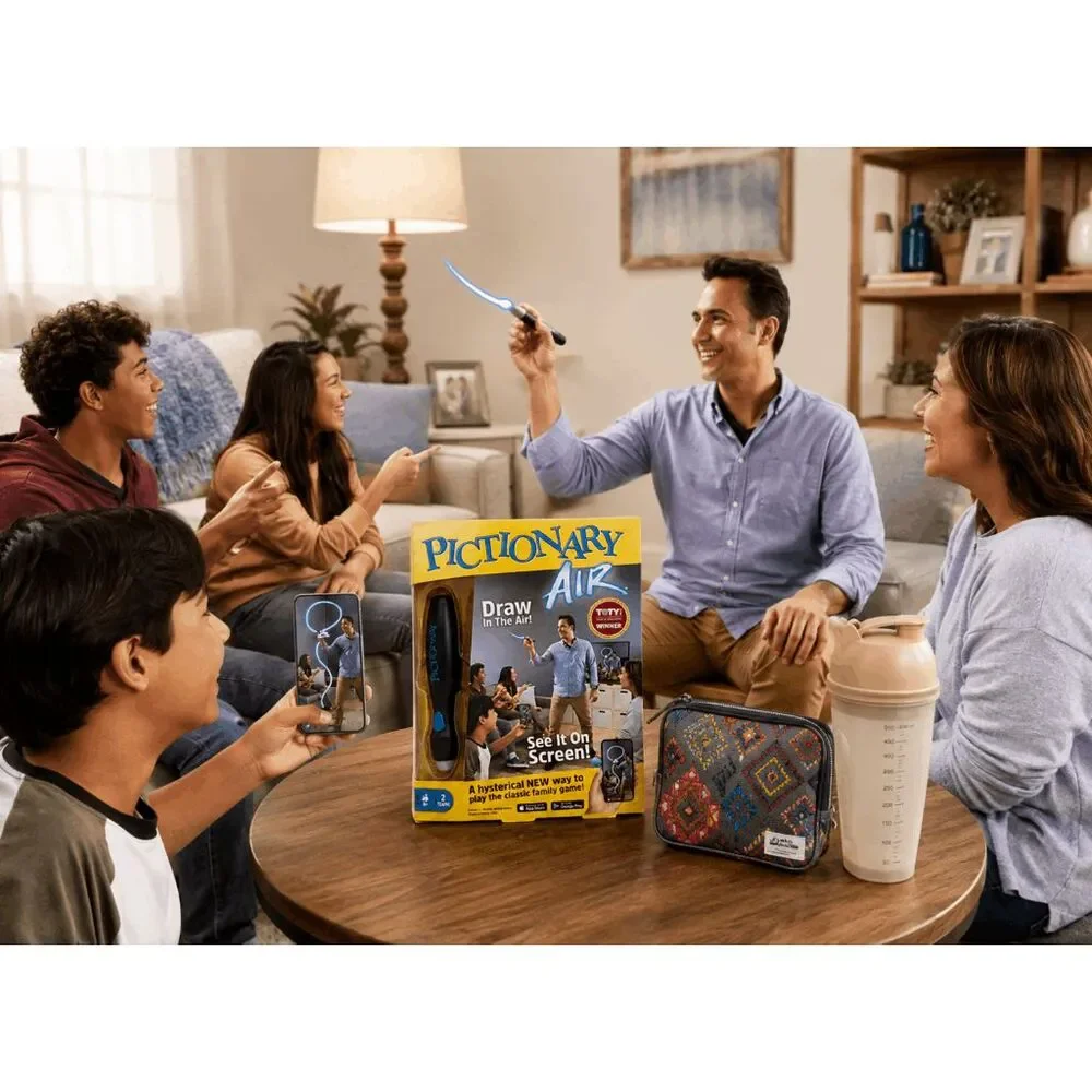 Pictionary Air Family Drawing Game. Draw In The Air